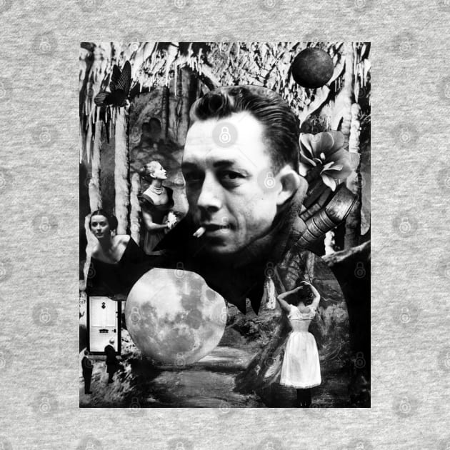 Albert Camus French Philosopher Absurdism Stoicism Book by seruniartworks